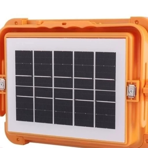 چراغ پرژکتور اضطراری (سایز متوسط) Solar LED همراه پنل خورشیدی