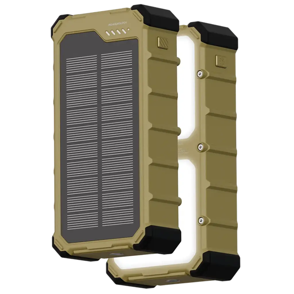 پاوربانک خورشیدی Powerology 20000mAh با سه پایه