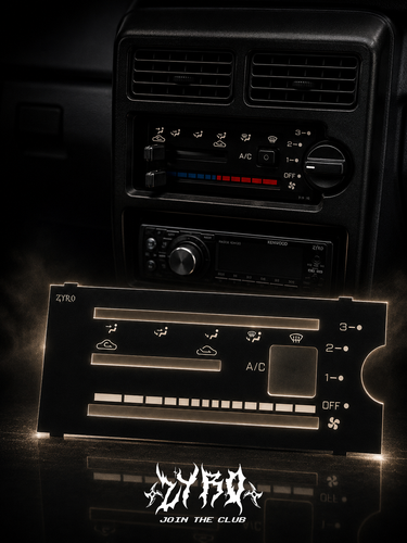 صفحه اسپرت پنل بخاری پراید مدل Plain black